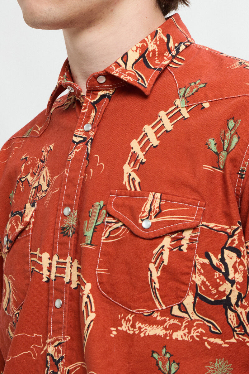 Camicia Texana maniche lunghe