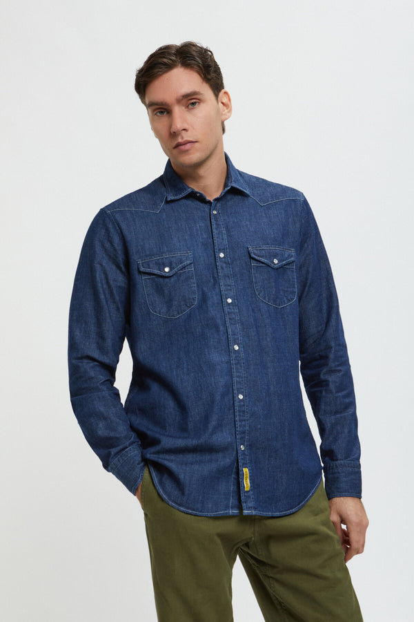 Camicia Texana in Denim