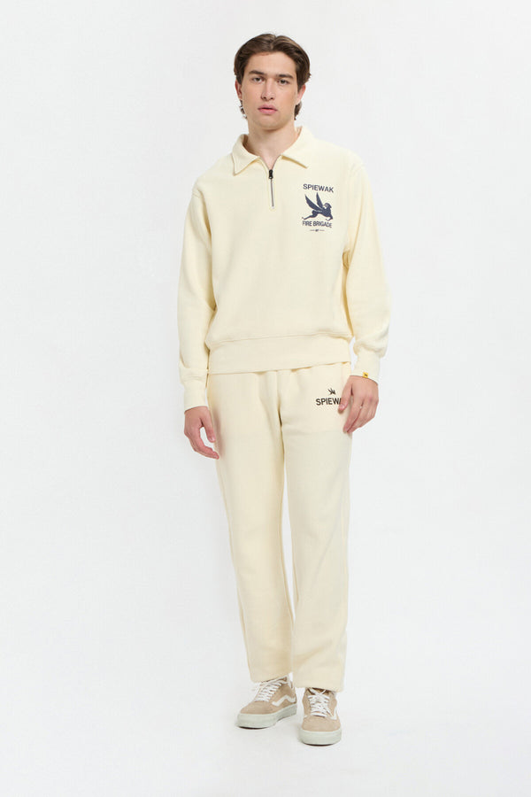 Half Zip Stand Collar Sweatshirt