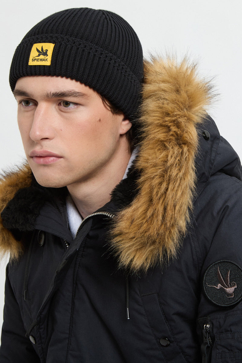 Cotton Heavy Knit Cap