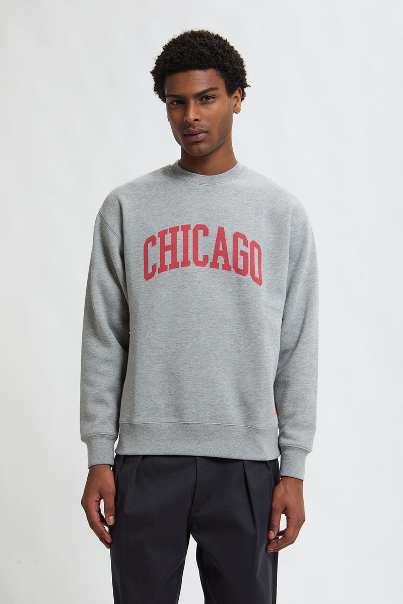 Chicago Printed Sweat Shirt