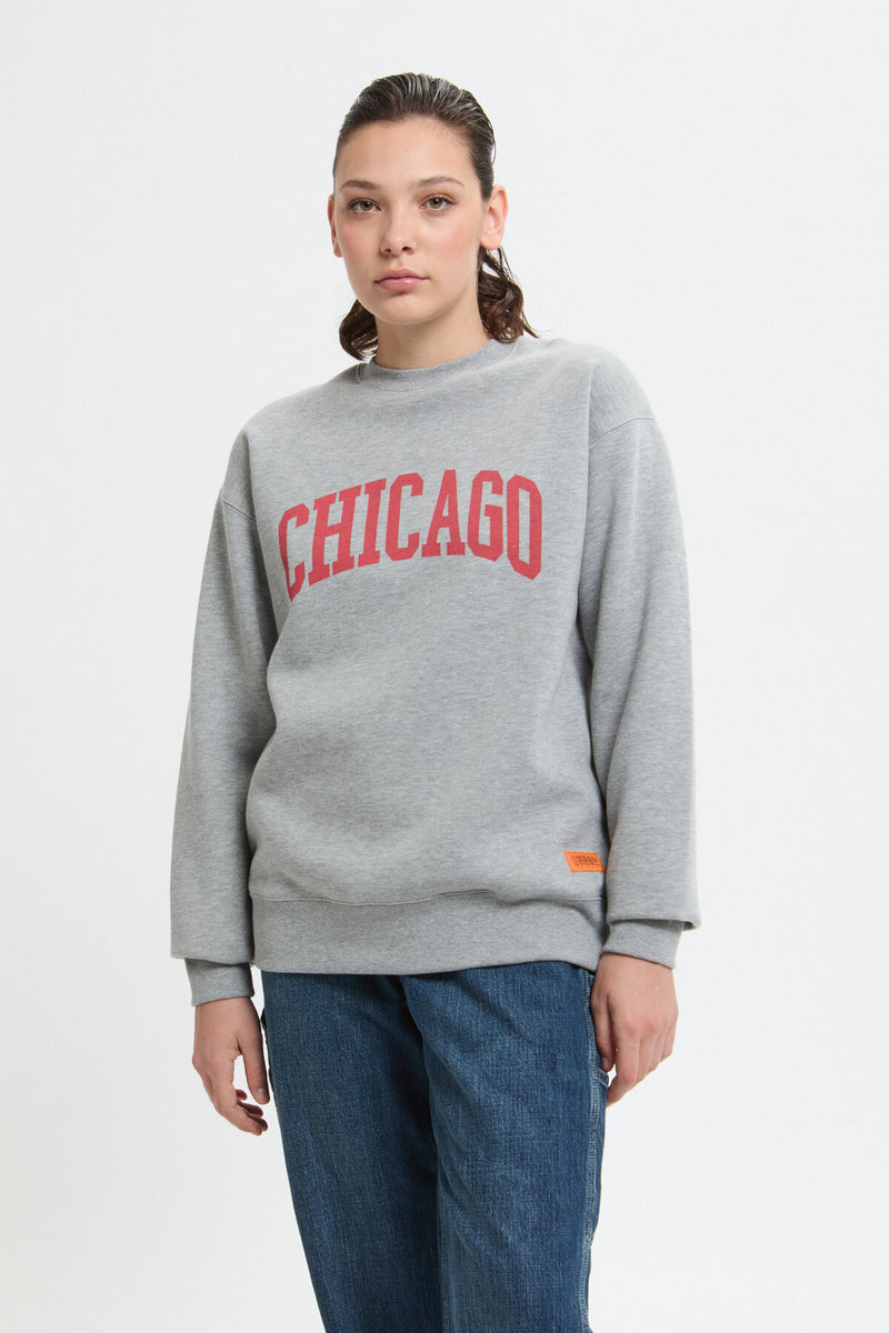 Chicago Printed Sweat Shirt