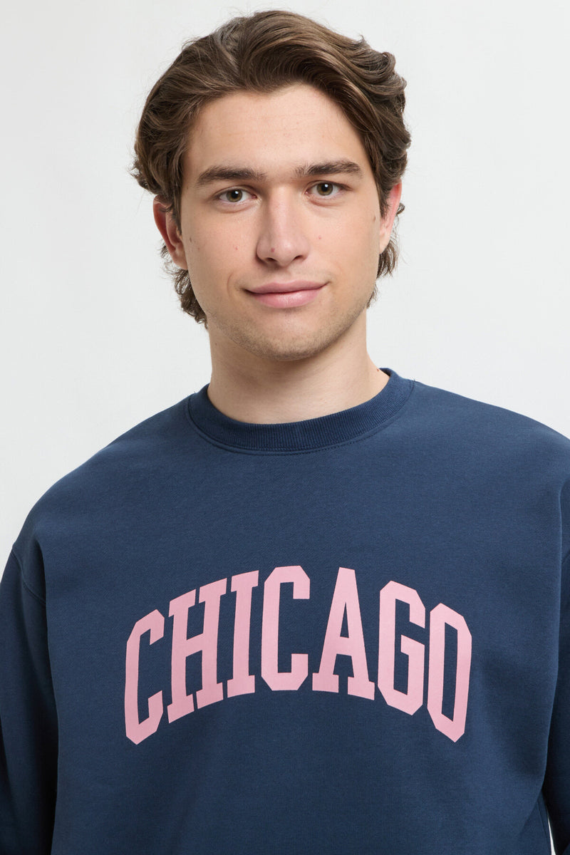 Chicago Printed Sweat Shirt