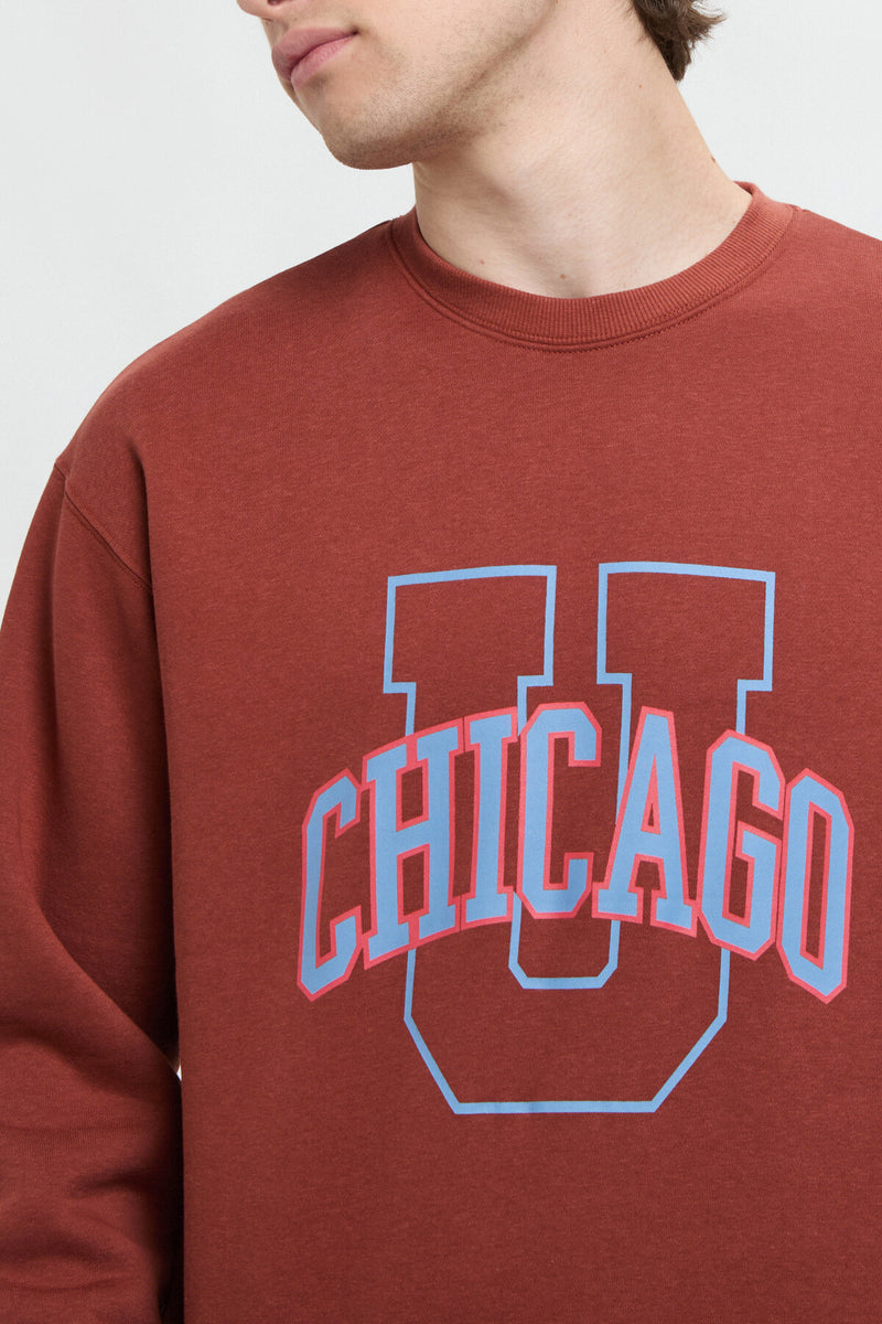 U/Chicago Printed Sweat Shirt