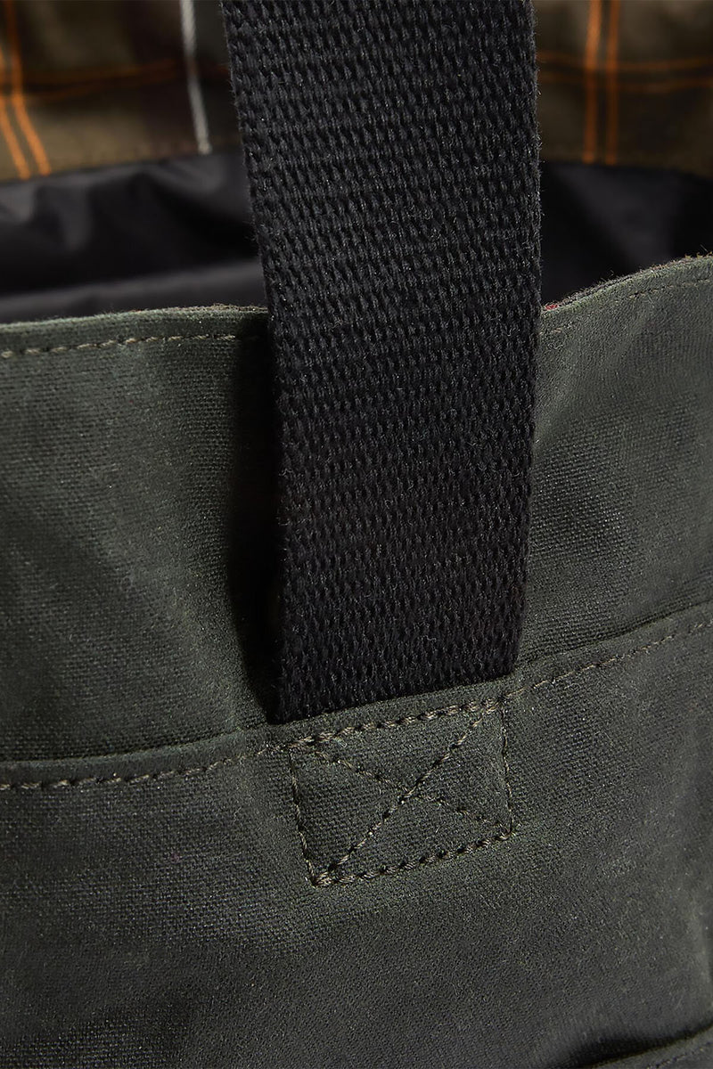 Barbour Field Waxed Tote Bag