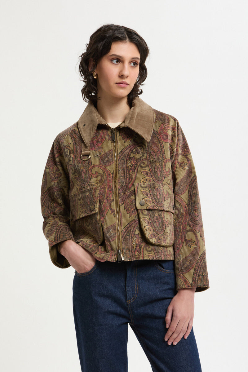 Corduroy Paisley Spey