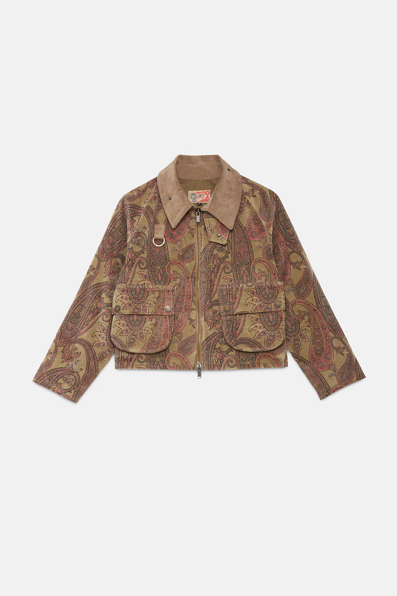 Men Corduroy Paisley Spey