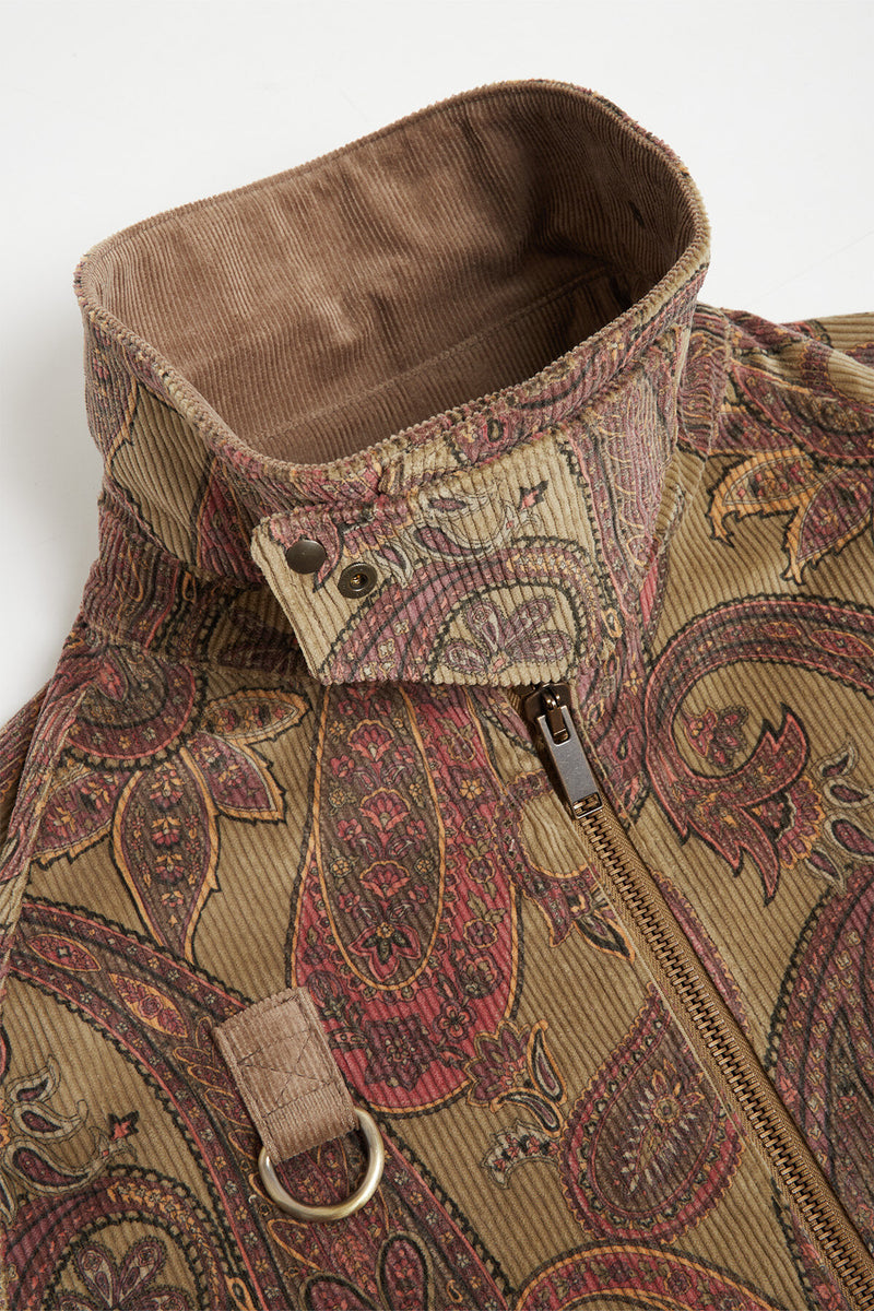 Men Corduroy Paisley Spey