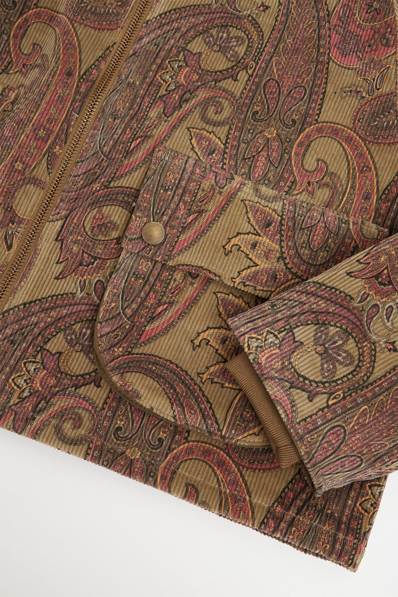 Men Corduroy Paisley Spey