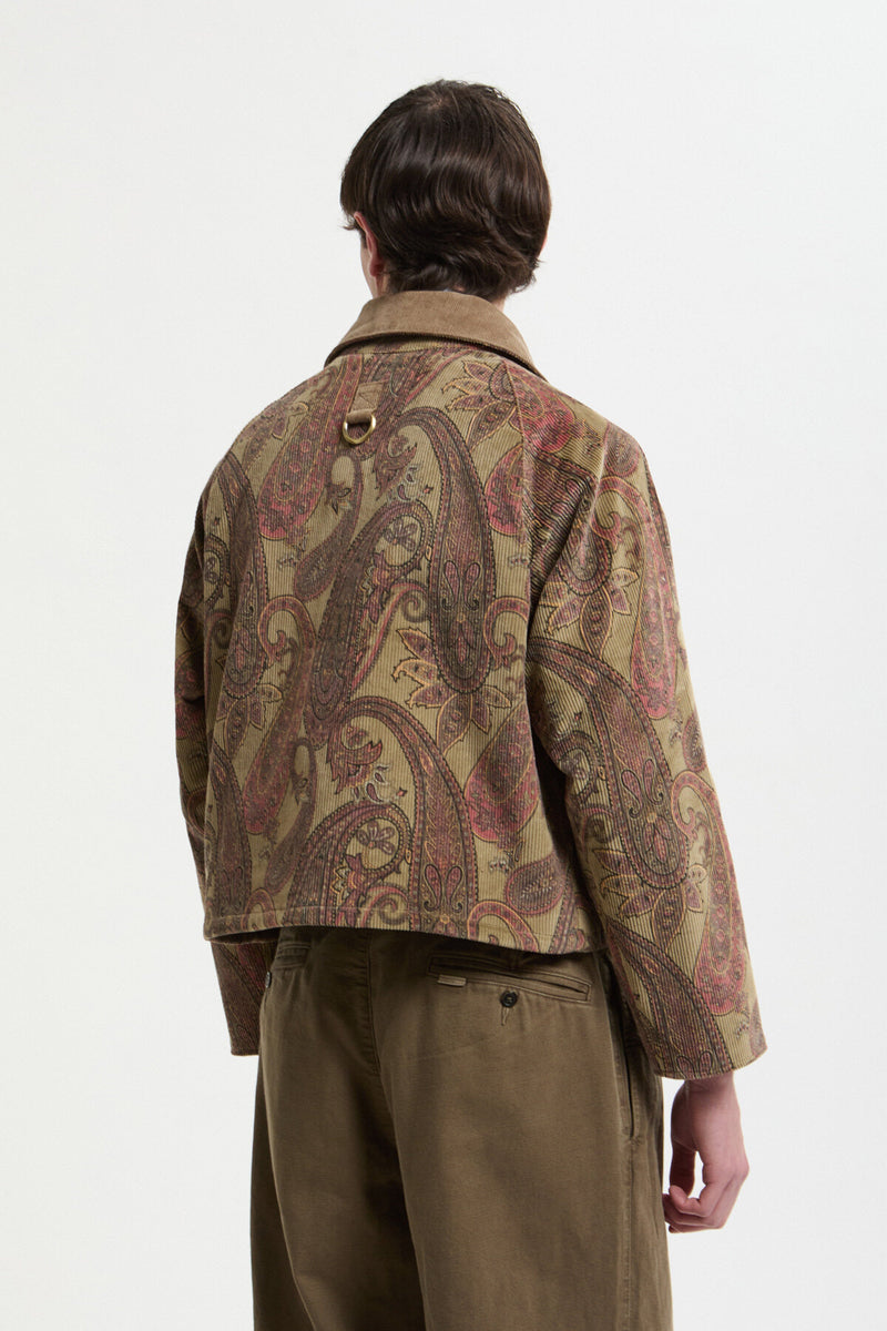 Men Corduroy Paisley Spey