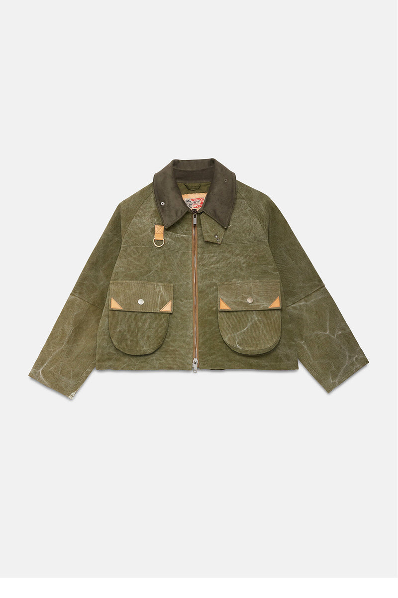 Canvas short jacket