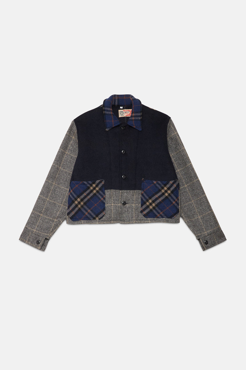 Overshirt Wool Patchwork