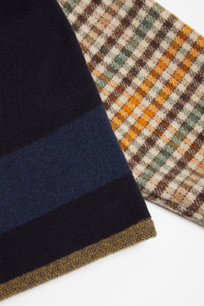 Overshirt Wool Patchwork