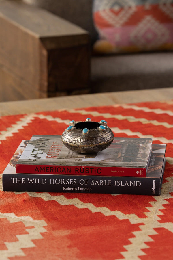 Stamped Scalloped Pot