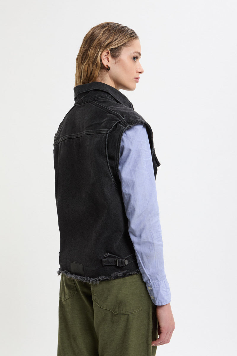 Gilet in denim Bic