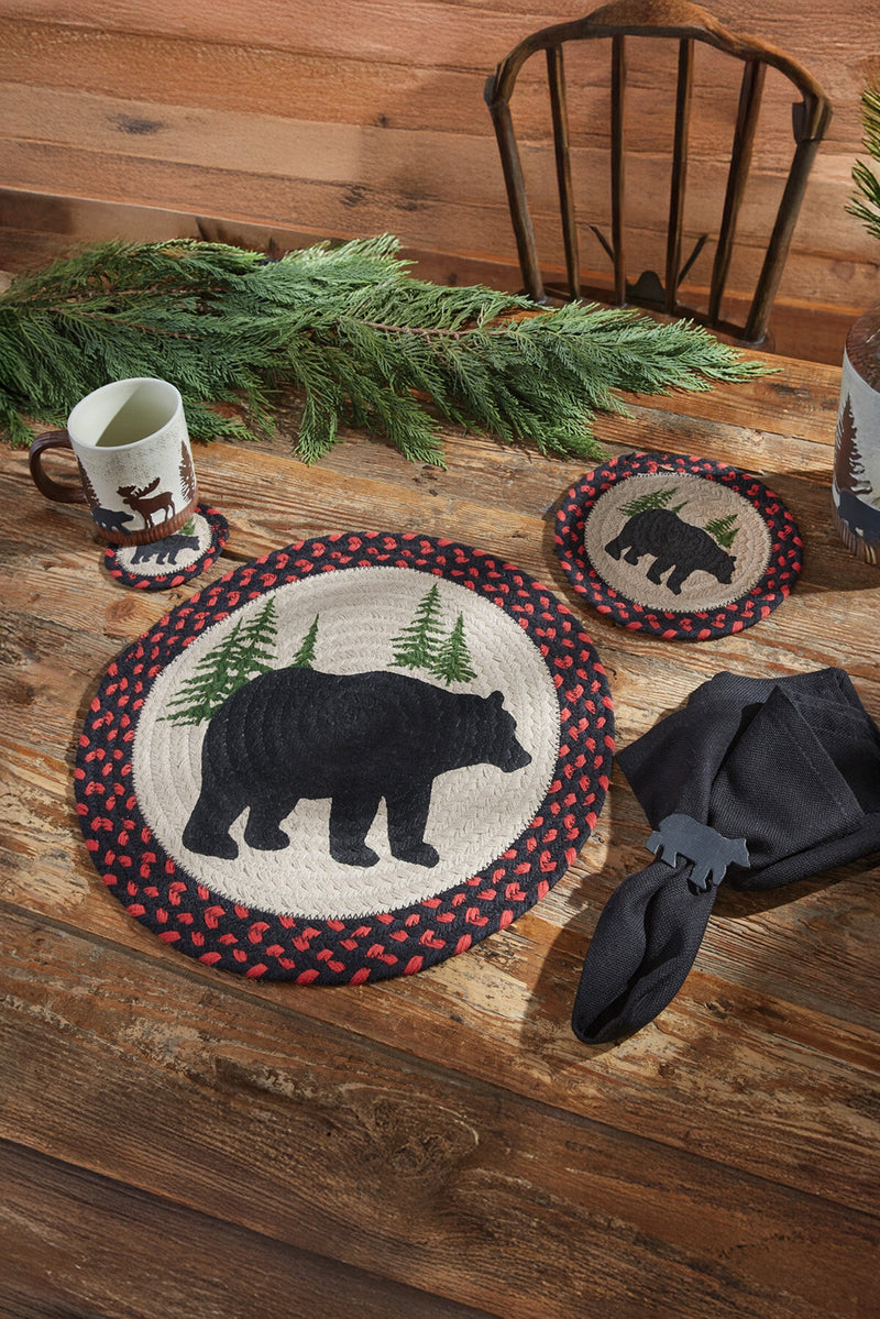 Black Bear Braided Trivet