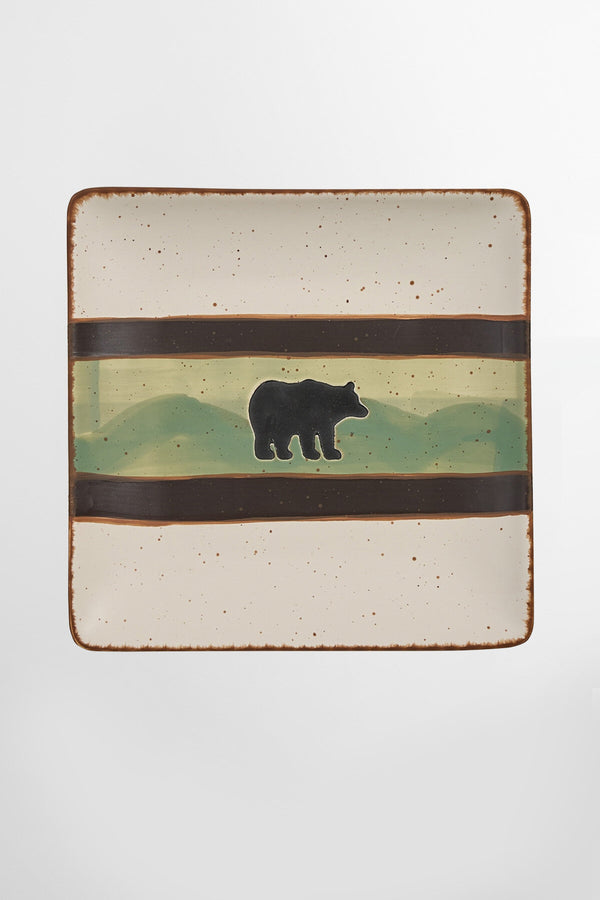 Skyline Bear Salad Plate