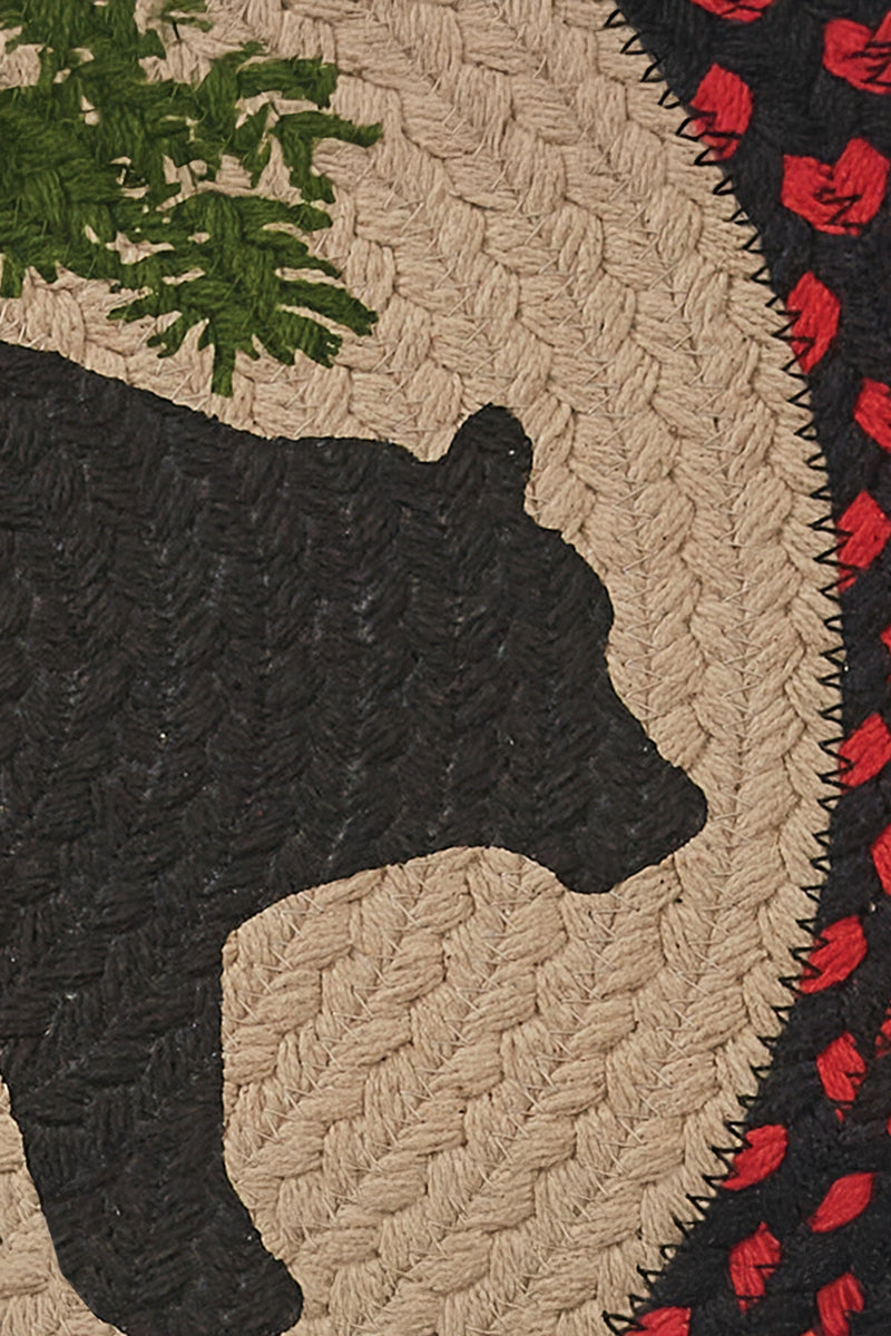 Black Bear Braided Placemat