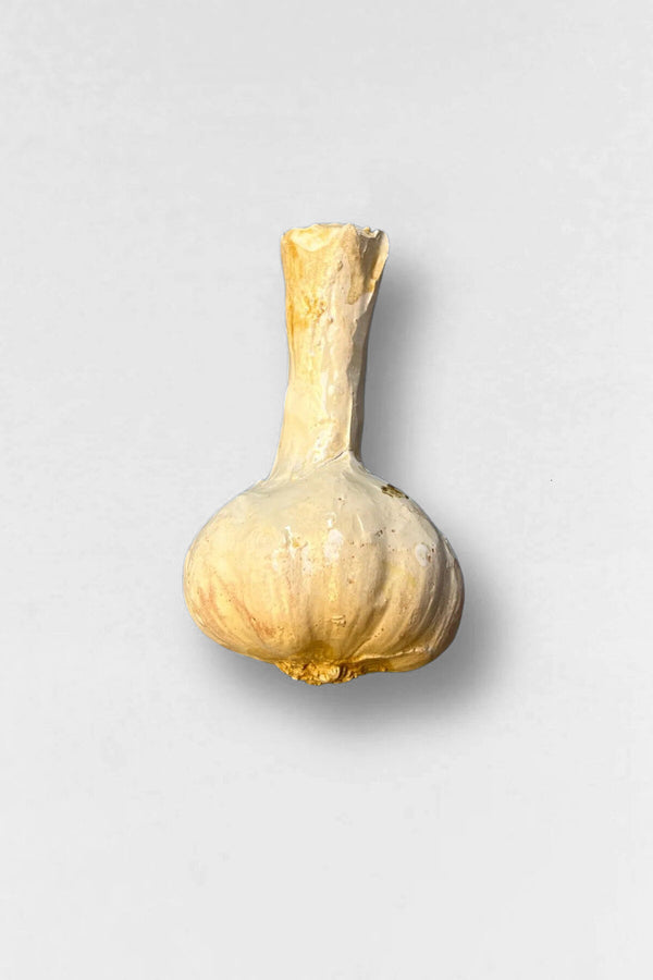 Garlic enameled ceramic replica