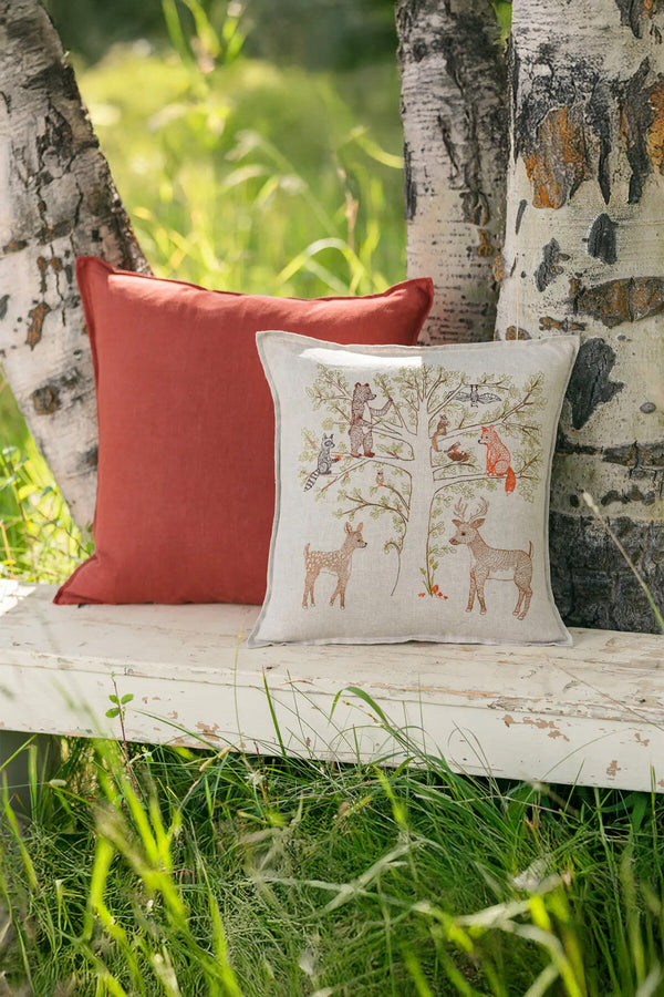 Woodland Living Tree Pillow