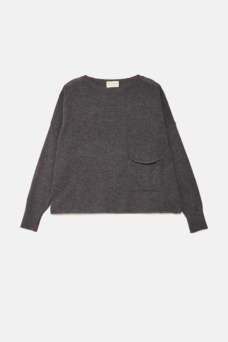 Virgin wool and cashmere sweater