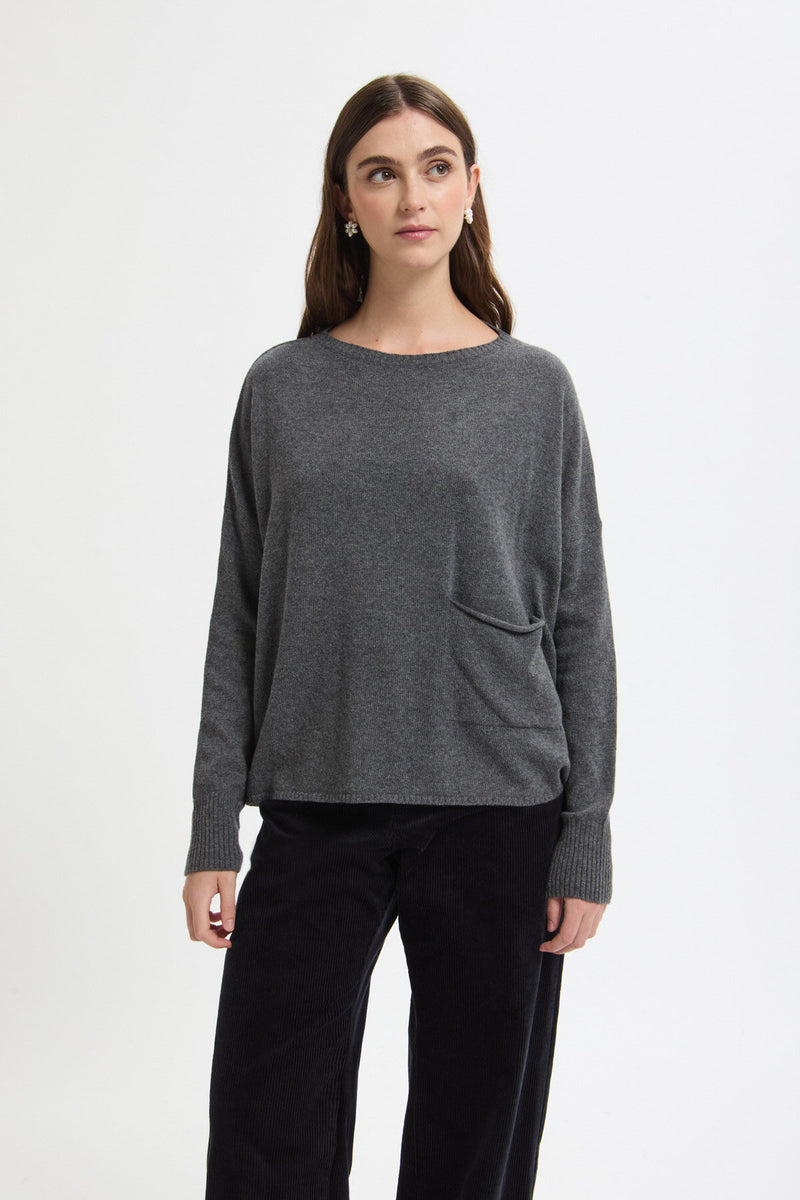 Virgin wool and cashmere sweater