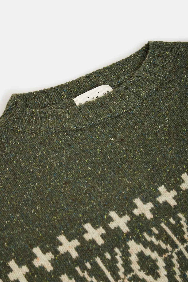 Jacquard pattern vest