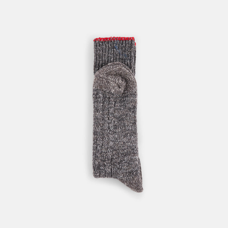 Ribbed Cotton-Blend Socks