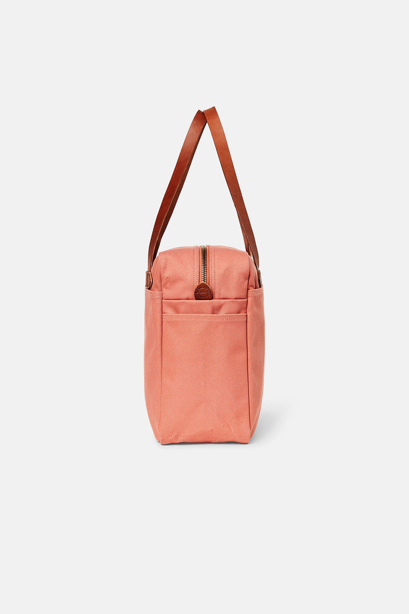 RUGGED TWILL TOTE BAG WITH ZIPPER