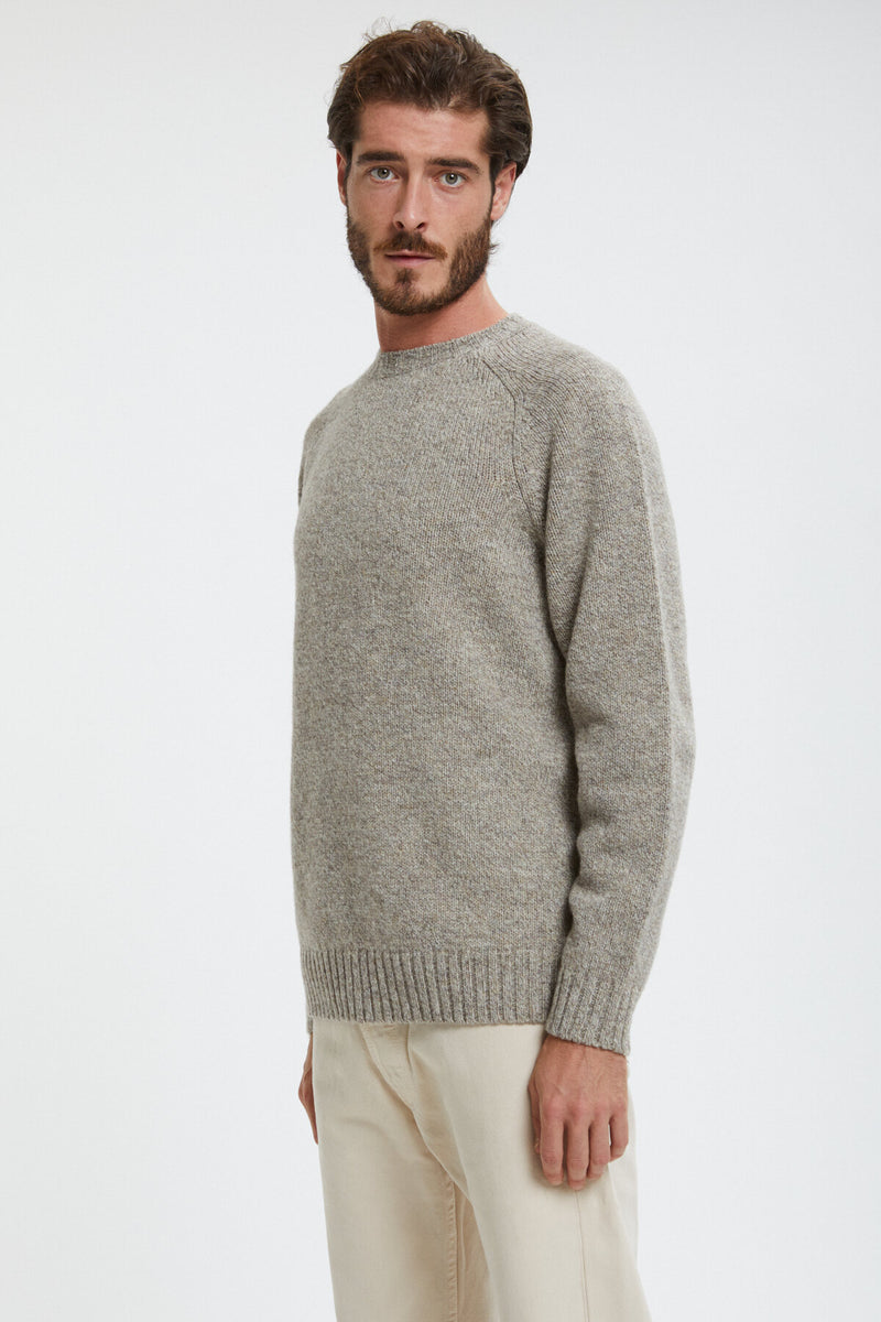 IRISH WOOL 5-GAUGE SWEATER