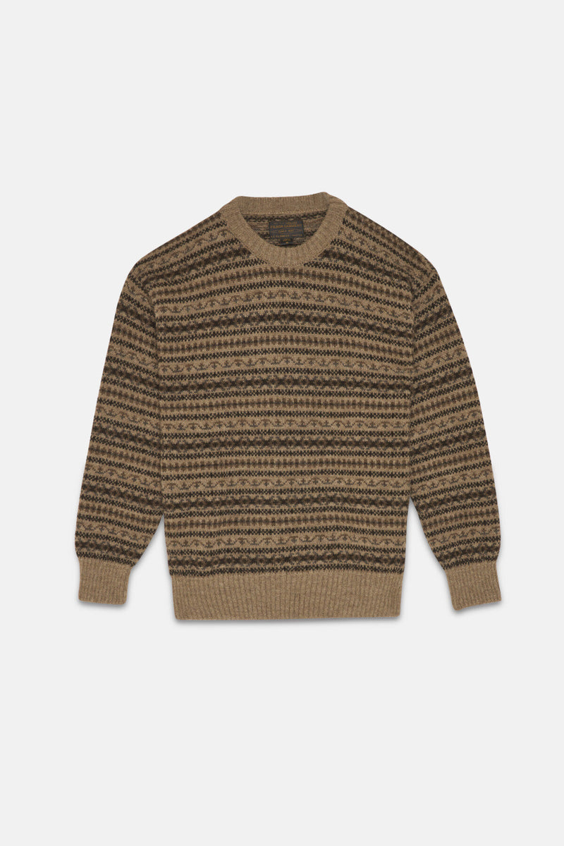 FAIRISLE CREWNECK SWEATER