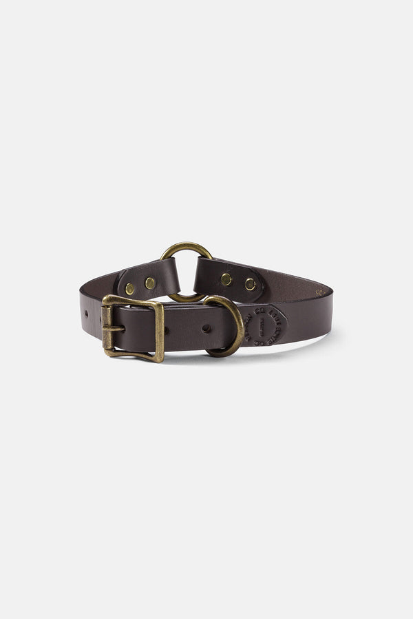 BRIDLE LEATHER DOG COLLAR