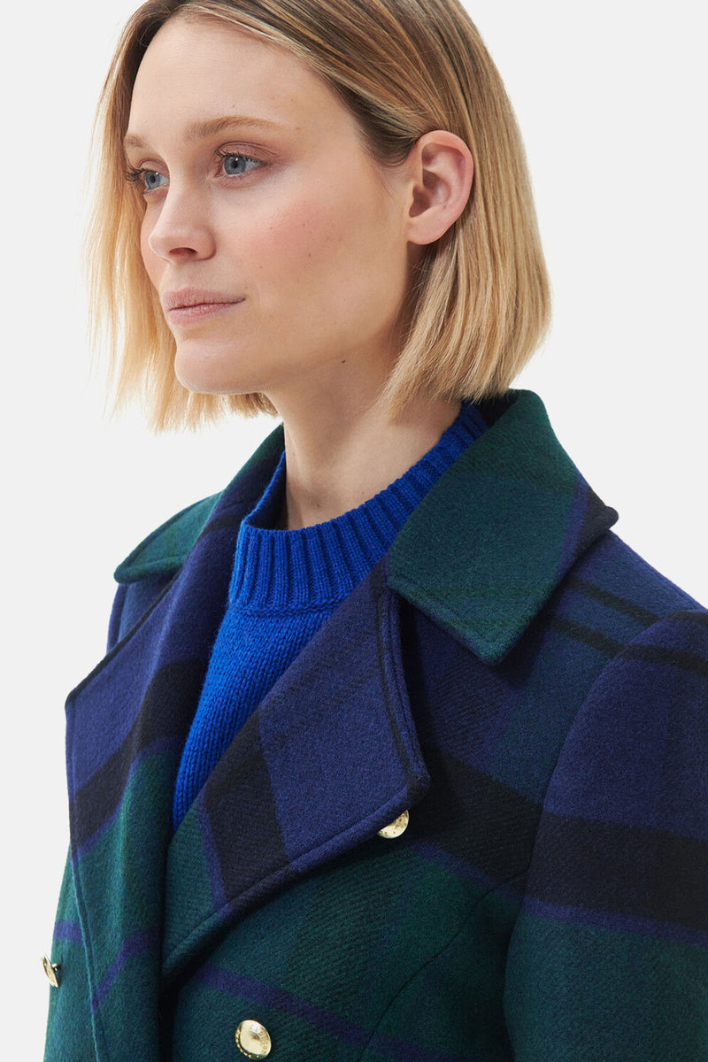 Tartan Marlene Wool Coat