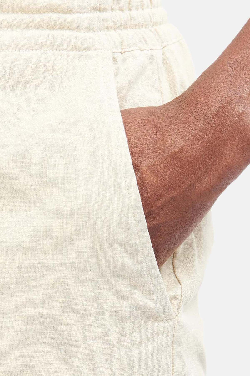Shorts in lino misto cotone
