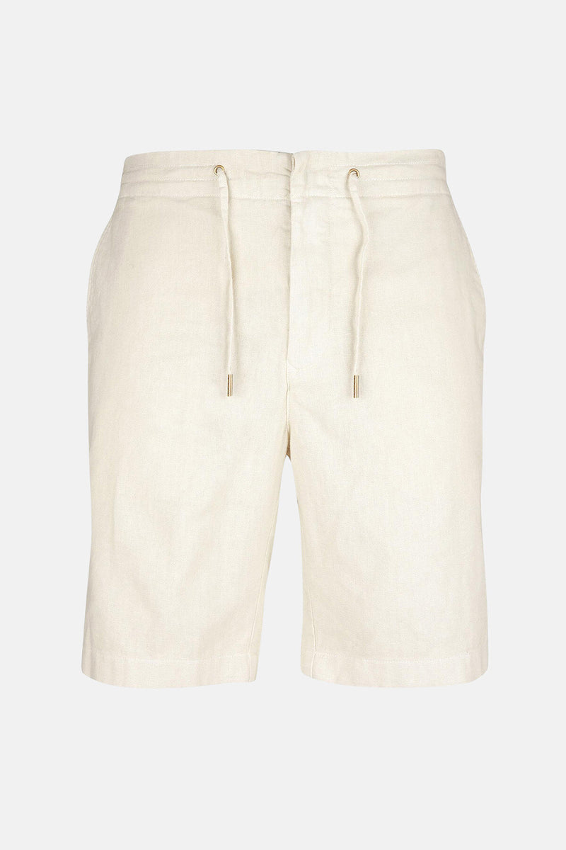 Shorts in lino misto cotone