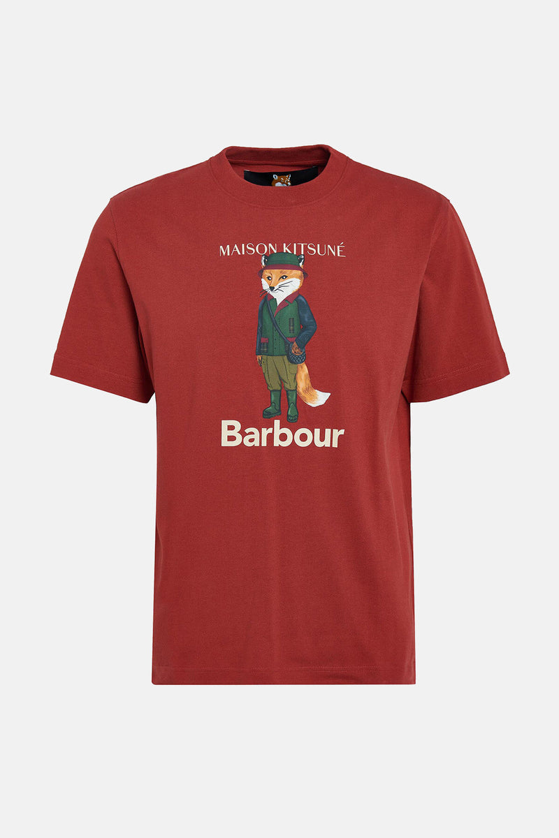 T-shirt Fox Beaufort Barbour x Maison Kitsuné