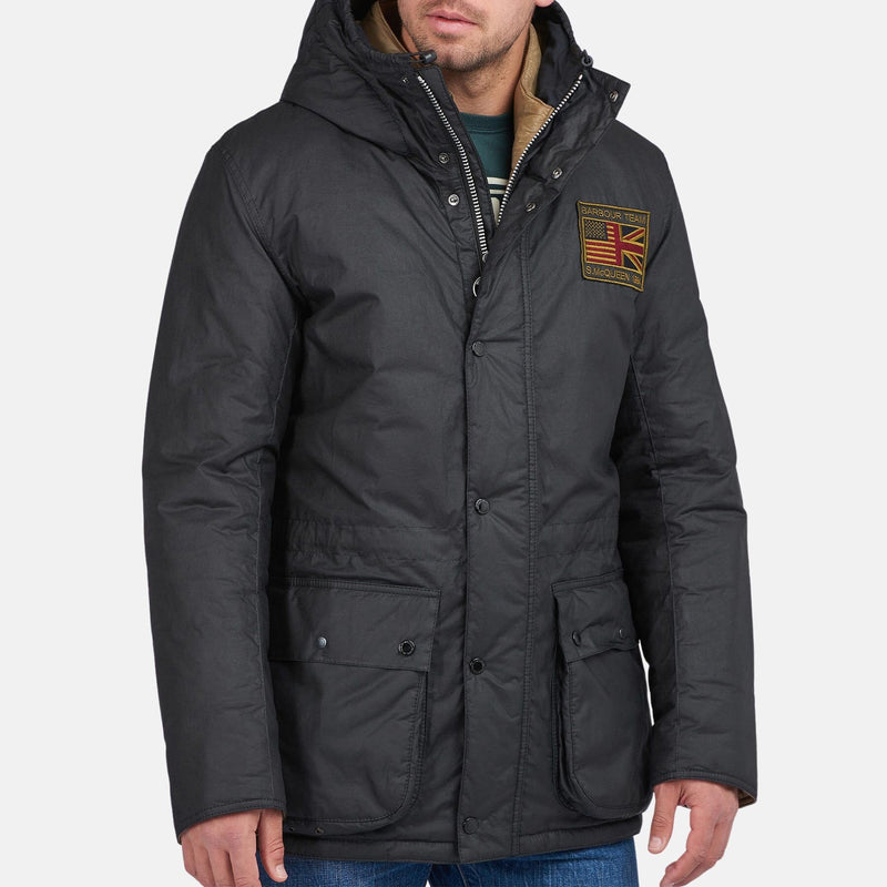 Parka in cotone cerato invernale