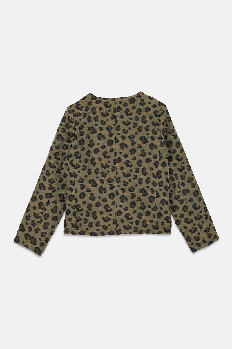 C.C. Leopard animal print Jacket