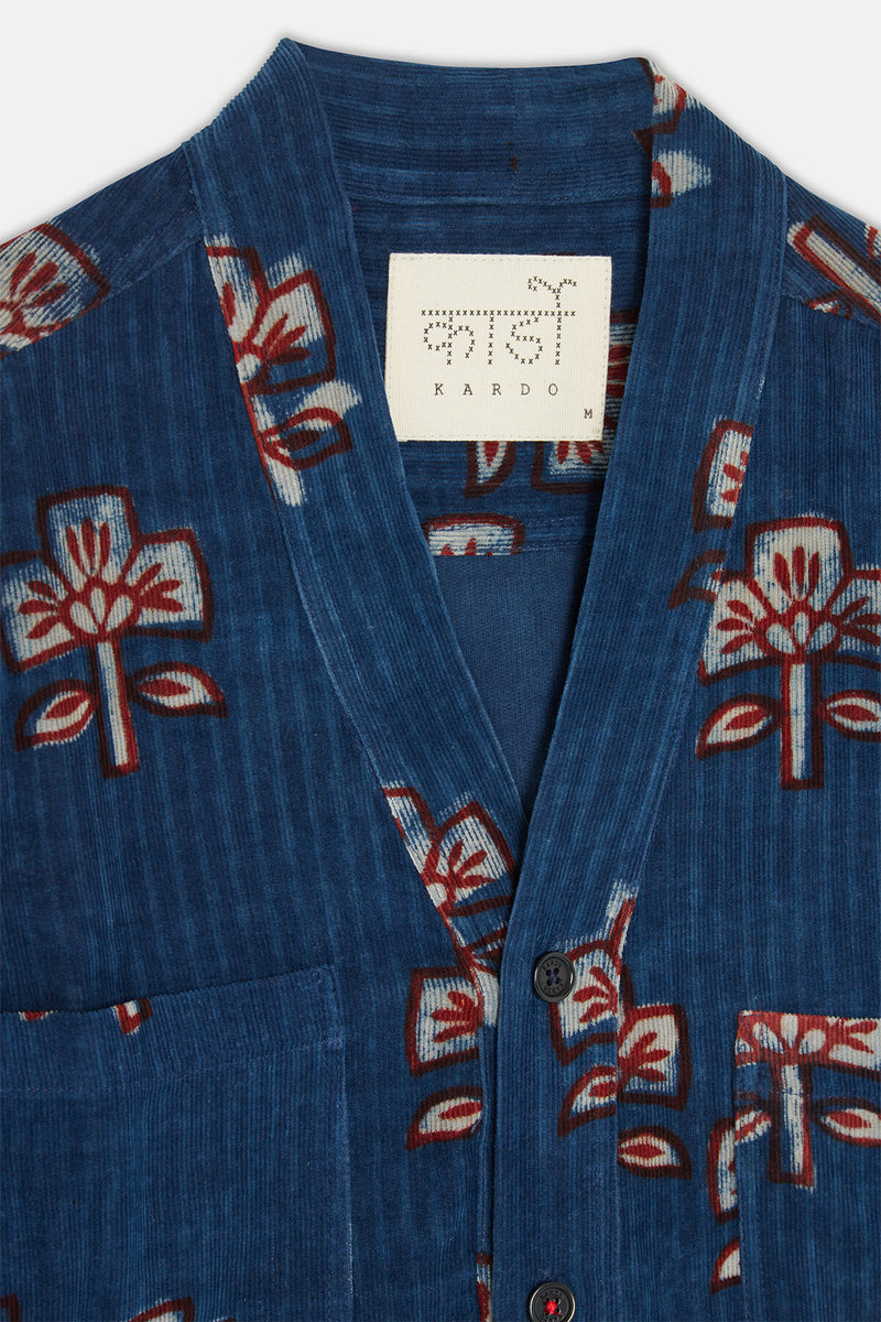 Camicia Ryoko con scollo a Kimono