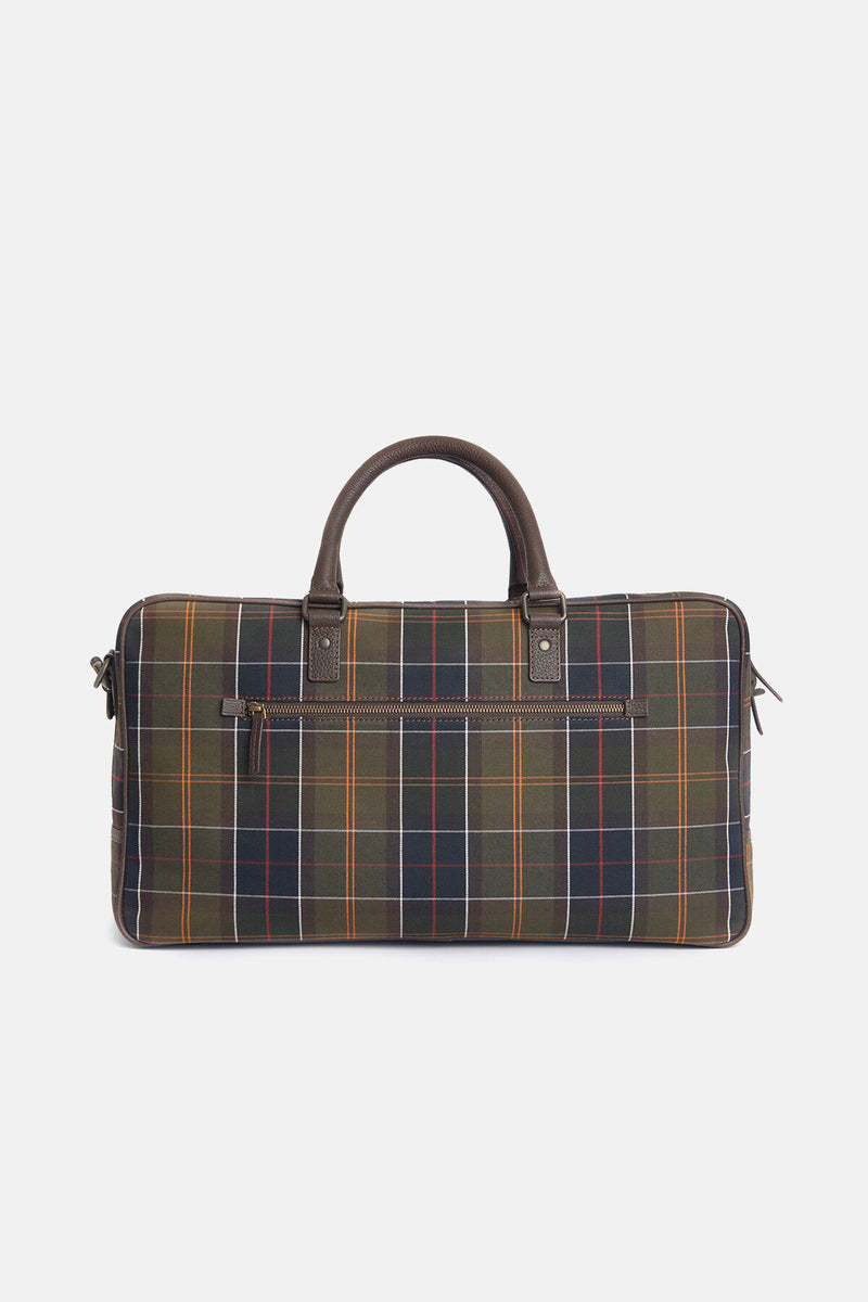 Tartan & Leather Holdall