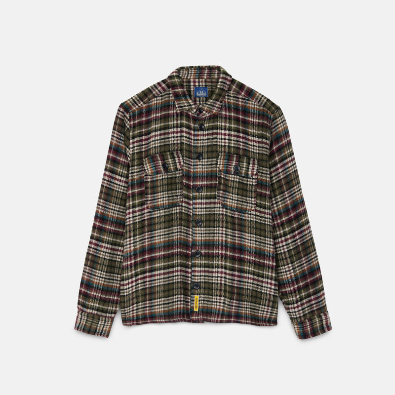 Overshirt with madras pattern