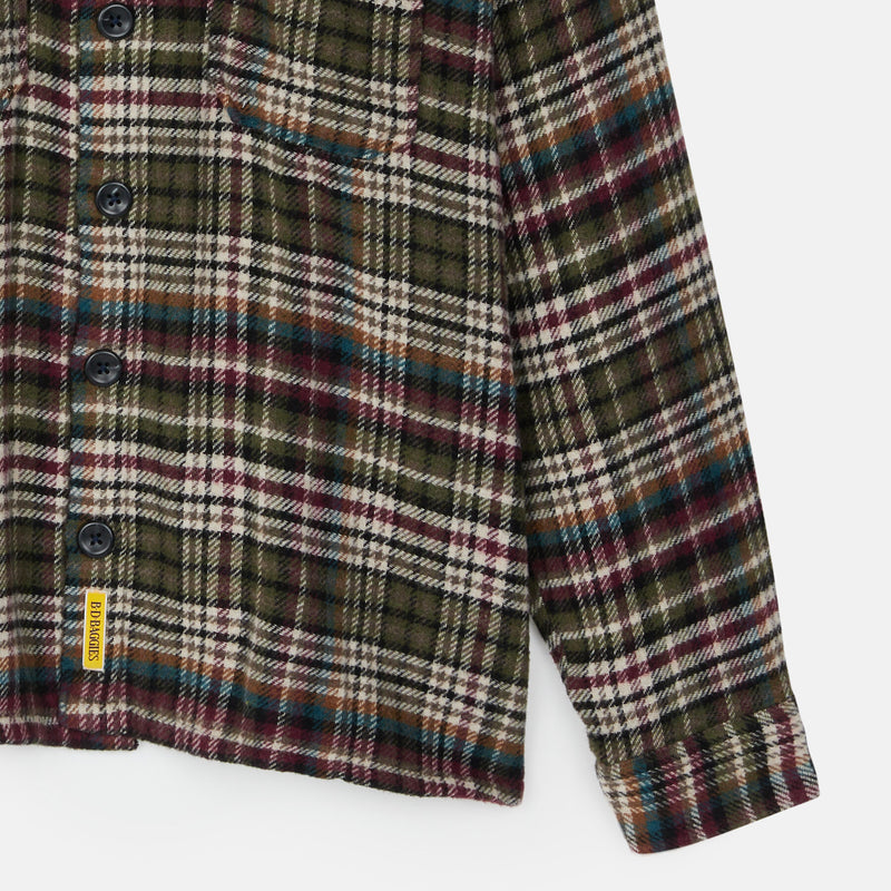 Overshirt with madras pattern